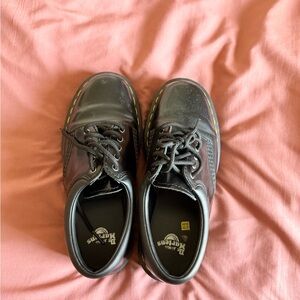 Dr. Martens Black Leather Lace-Up Shoes